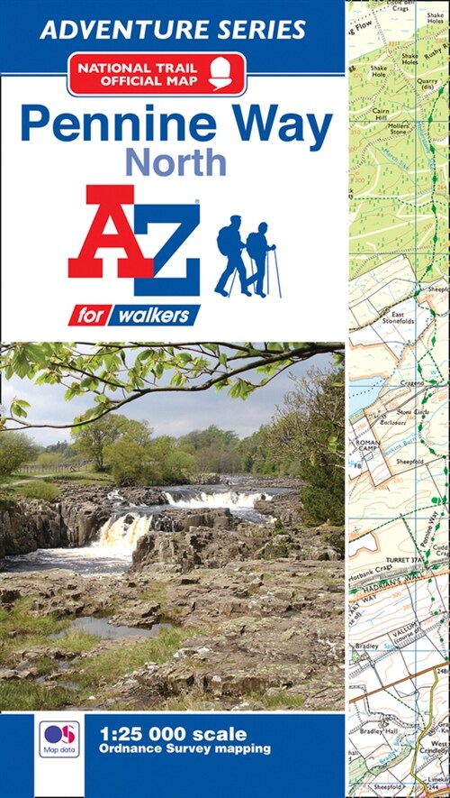 Pennine Way National Trail Official Map North : With Ordnance Survey Mapping (Paperback)