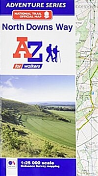 North Downs Way Adventure Atlas (Paperback)