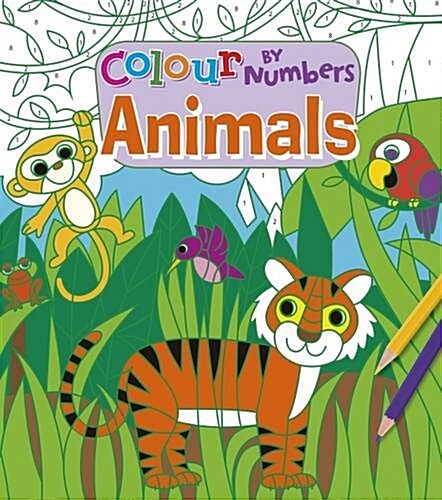Colour by Numbers - Animals (Paperback)