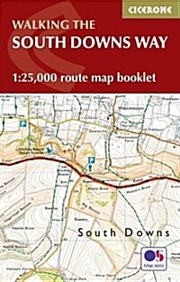 The South Downs Way Map Booklet : 1:25,000 OS Route Mapping (Paperback)