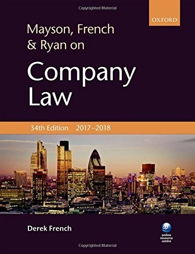 Mayson, French & Ryan on Company Law (Paperback, 34 Revised edition)