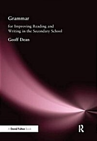 Grammar for Improving Writing and Reading in Secondary School (Hardcover)