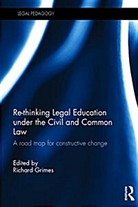 Re-Thinking Legal Education Under the Civil and Common Law : A Road Map for Constructive Change (Hardcover)