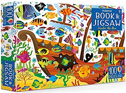 Usborne Book and Jigsaw Under the Sea (Paperback)
