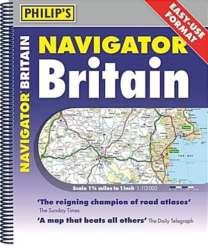 Philips Navigator Britain Easy-Use Format (Spiral Bound)