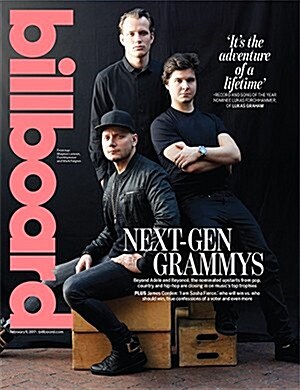 Billboard (주간 미국판): 2017년 02월 11일 (표지 Lukas Graham, 루카스 그레이엄)