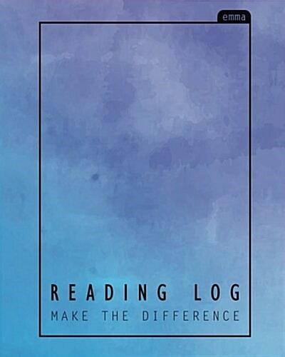 Pastel Reading Log: For Book Lovers Journal: 110 Pages with Book Rating Stars Inside: Pastel Watercolor Design (Paperback)