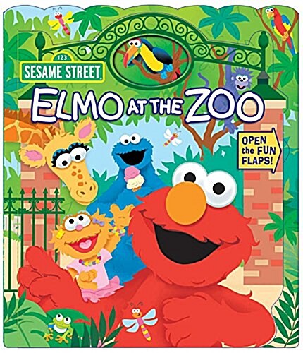 Sesame Street: Elmo at the Zoo (Board Books)