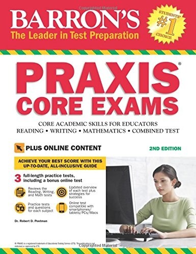 Praxis Core Exams: Core Academic Skills for Educators (Paperback, 2)