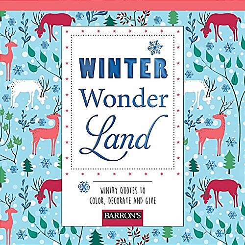 Winter Wonderland: Wintry Quotes to Color, Decorate, and Give (Paperback)