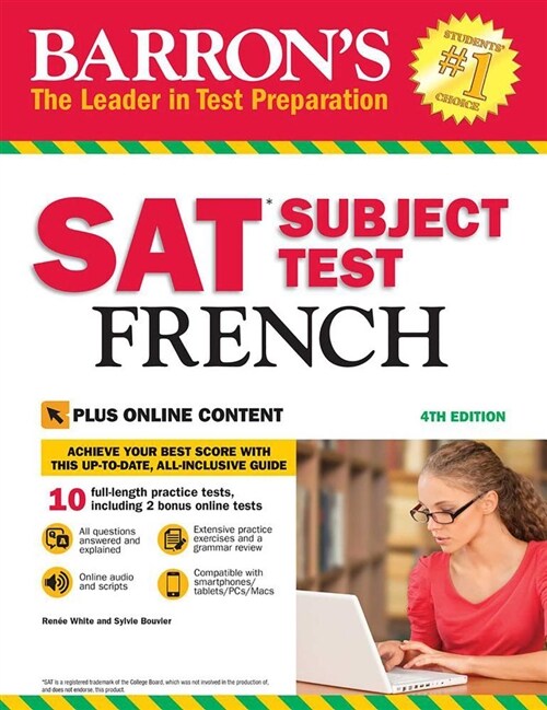 [중고] SAT Subject Test French with Online Tests (Paperback, 4)