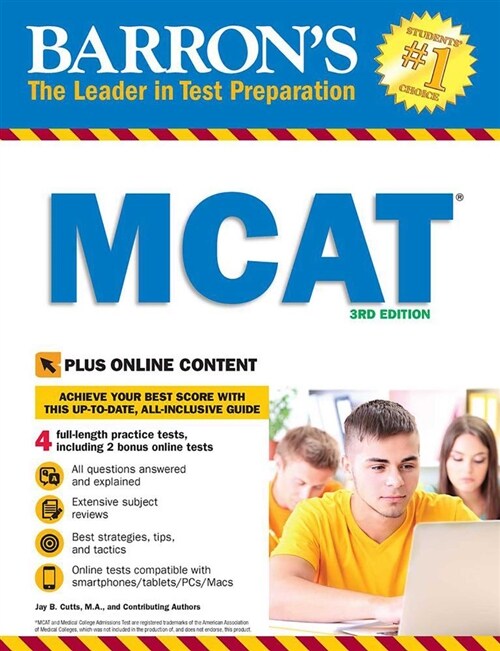 MCAT with Online Tests (Paperback, 3)