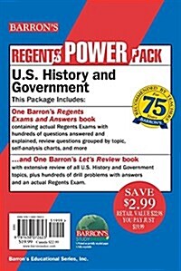 Regents U.S. History and Government Power Pack: Lets Review U.S. History and Government + Regents Exams and Answers: U.S. History and Government (Paperback, 6)