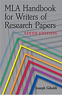 [중고] Mla Handbook for Writers of Research Papers (Paperback, 6th)