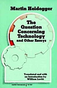 [중고] The Question Concerning Technology, and Other Essays (Paperback)