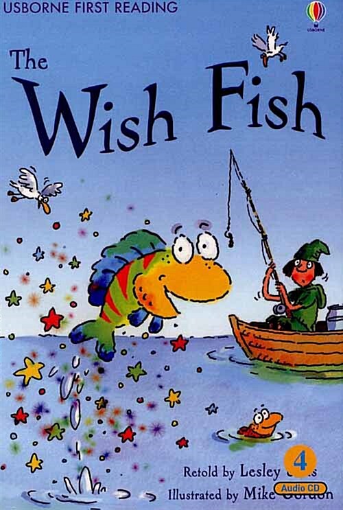 [중고] Usborn First Readers Set 1-04 / The Wish Fish (Paperback + CD )