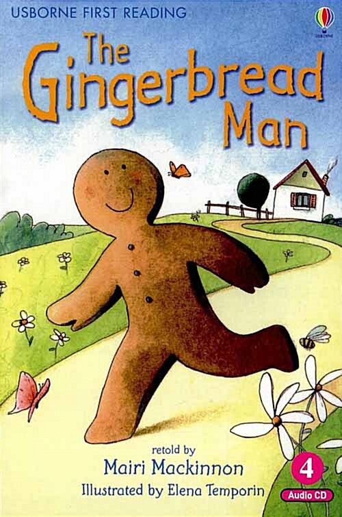 [중고] Usborne First Reading Set 3-04 : Gingerbread Man (Paperback + CD )