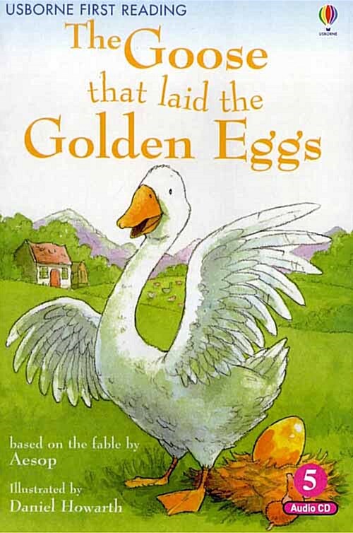 [중고] Usborne First Reading Set 3-05 : The Goose That Laid The Golden Eggs (Paperback + Audio CD 1장)
