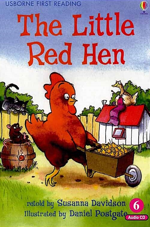 Usborne First Reading Set 3-06 : The Little Red Hen (Paperback + Audio CD 1장)