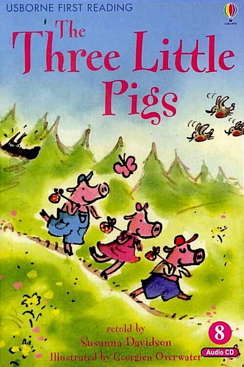[중고] Usborne First Readers Set 3-08 : The Three Little Pigs (Paperback + Audio CD 1장)