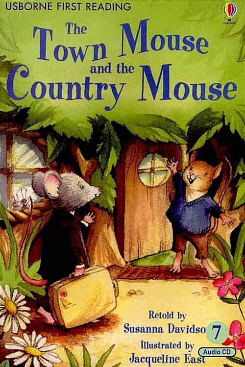 Usborne First Reading Set 4-07 : The Town Mouse & the Country Mouse (Paperback + CD )