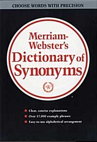 Merriam Websters Dictionary of Synonyms (Hardcover, Indexed)