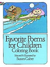 Favorite Poems for Children Coloring Book (Paperback)
