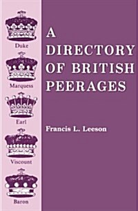 Directory of British Peerages (Paperback)