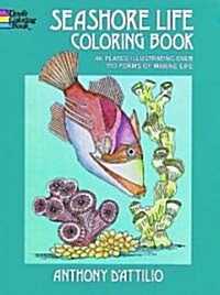Seashore Life Coloring Book (Paperback)
