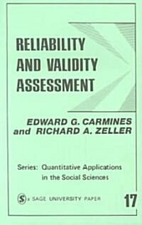 Reliability and Validity Assessment (Paperback)