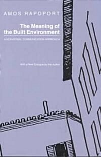 The Meaning of the Built Environment: A Nonverbal Communication Approach (Paperback)