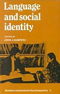 Language and Social Identity (Paperback)