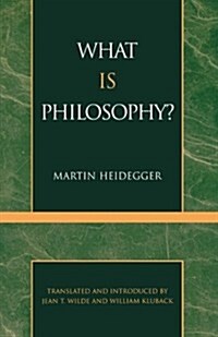 What Is Philosophy? (Paperback)