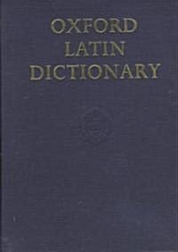 [중고] Oxford Latin Dictionary (Hardcover)