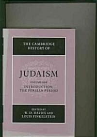 The Cambridge History of Judaism: Volume 1, Introduction: The Persian Period (Hardcover)