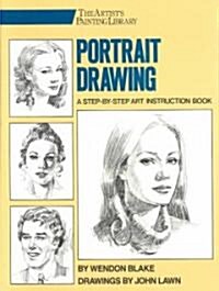Portrait Drawing: A Step-By-Step Art Instruction Book (Paperback)