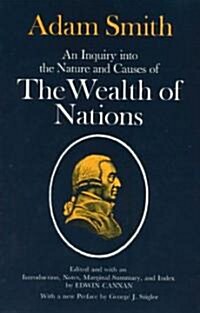 [중고] An Inquiry Into the Nature and Causes of the Wealth of Nations (Paperback)