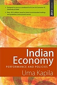 Indian Economy : Performance and Policies (Paperback)