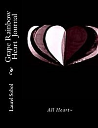 Grape Rainbow Heart Journal (Paperback)