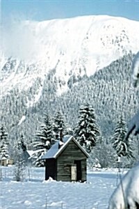 Journal Mountain Cabin in the Snow: (Notebook, Diary, Blank Book) (Paperback)