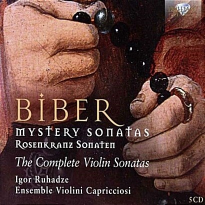 [수입] 비버 : 미스테리 소나타, 바이올린 소나타, 무반주 바이올린 소나타 [5CD]