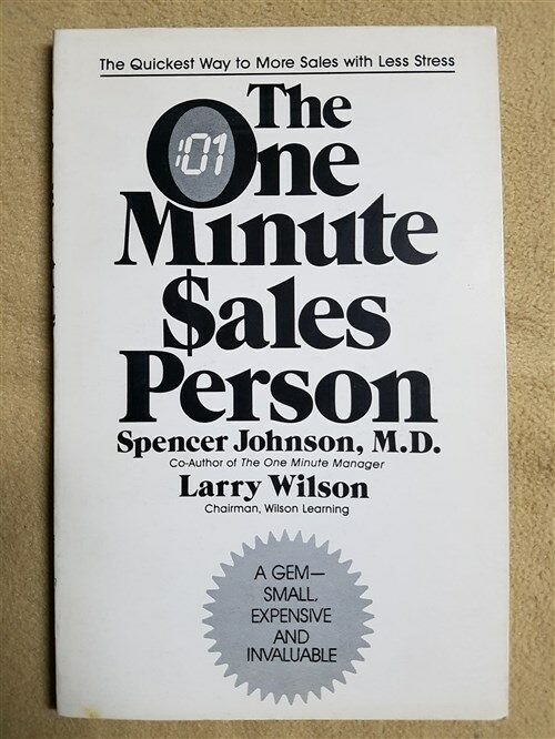 [중고] The One Minute Sales Person (Hardcover, 1st)