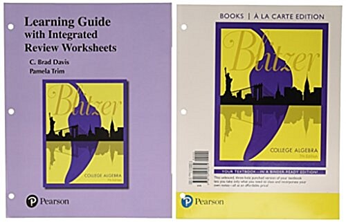 College Algebra, Books a la Carte Edition with Integrated Review and Worksheets Plus Mylab Math with Etext -- 24-Month Access Card Package (Loose Leaf, 7)