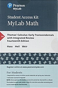 Mymathlab Plus Pearson Etext -- Standalone Access Card -- For Thomas Calculus: Early Transcendentals with Integrated Review (Hardcover, 14)