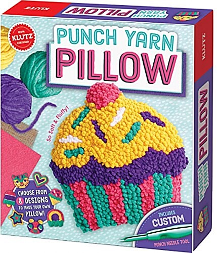 Punch Yarn Pillow [With 32 Page Book and Yarn, Burlap, Felt, Frame, Clips, and Stuffing] (Other)