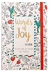 Color Bk Words of Joy (Paperback)