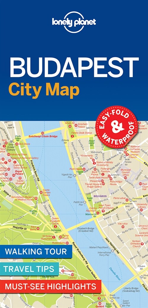 Lonely Planet Budapest City Map 1 (Folded)