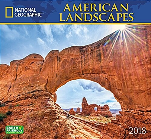 National Geographic American Landscapes 2018 Wall Calendar (Wall)