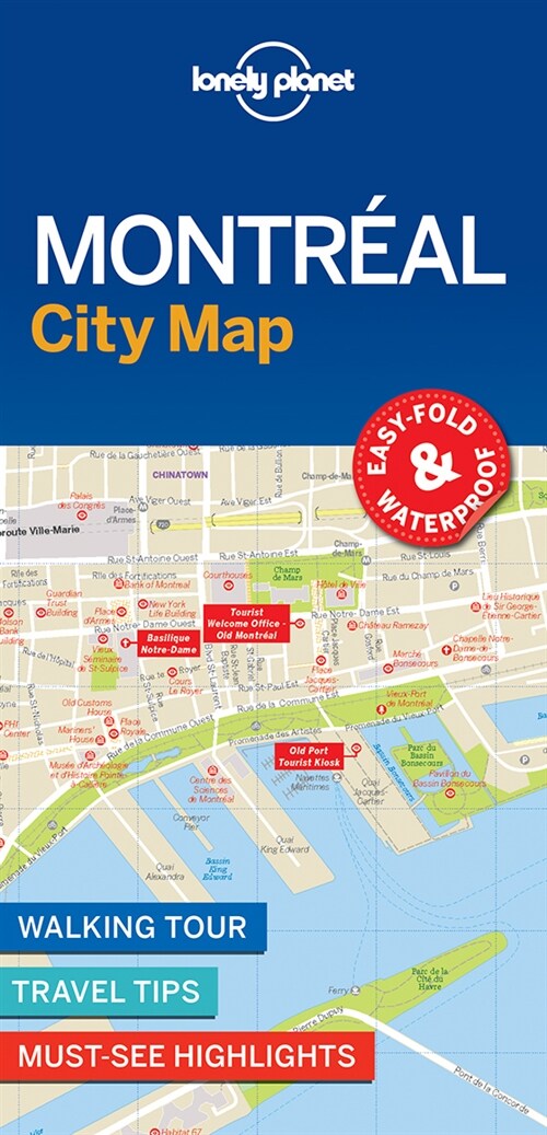 Lonely Planet Montreal City Map (Folded)