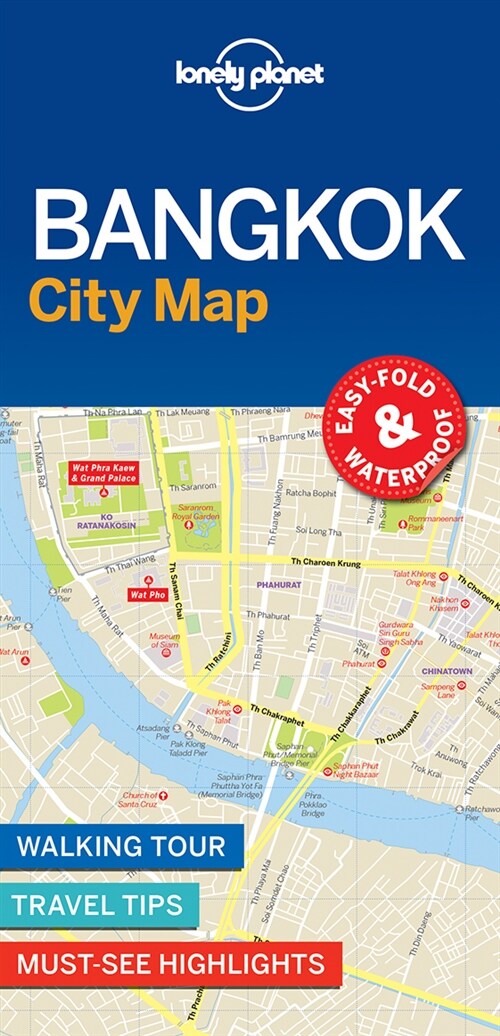 Lonely Planet Bangkok City Map (Folded)
